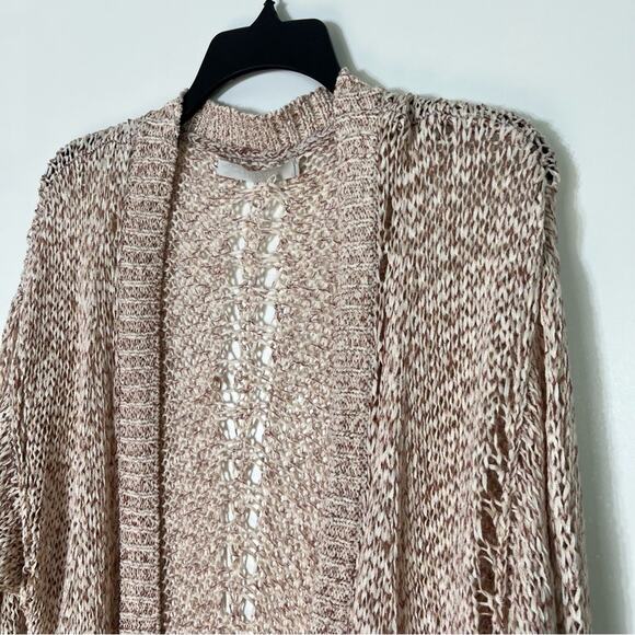One Grey Day Marta Beach Duster Cardigan Large EUC - Picture 4 of 9